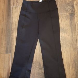 Lululemon Black Flare Capris